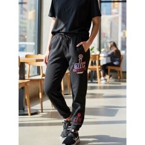 Pro Standard‎ luxe Men's Jogger Pants Small Black DC Wizards Logo basketball NBA